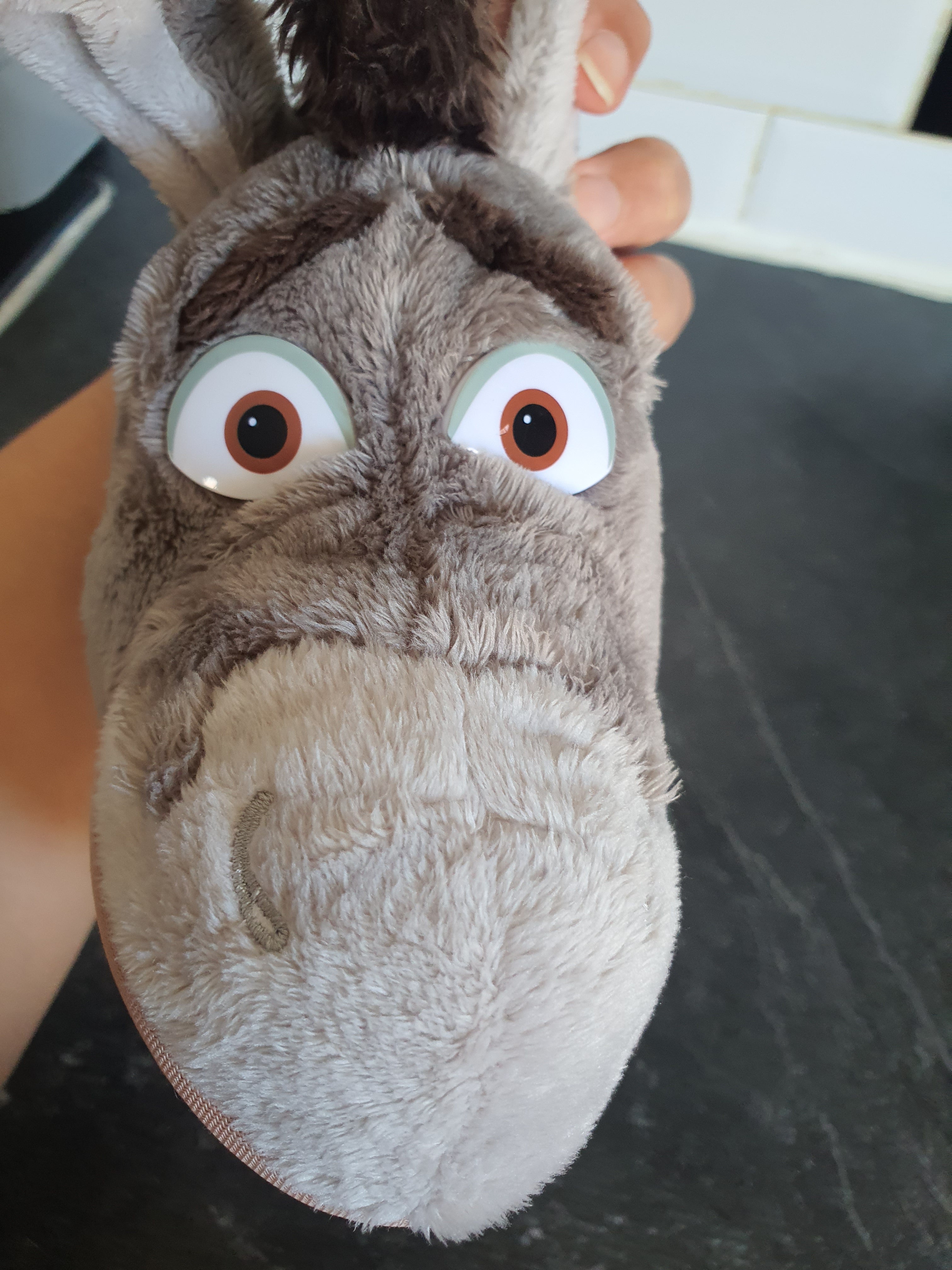 Peluche L anê dans shrek